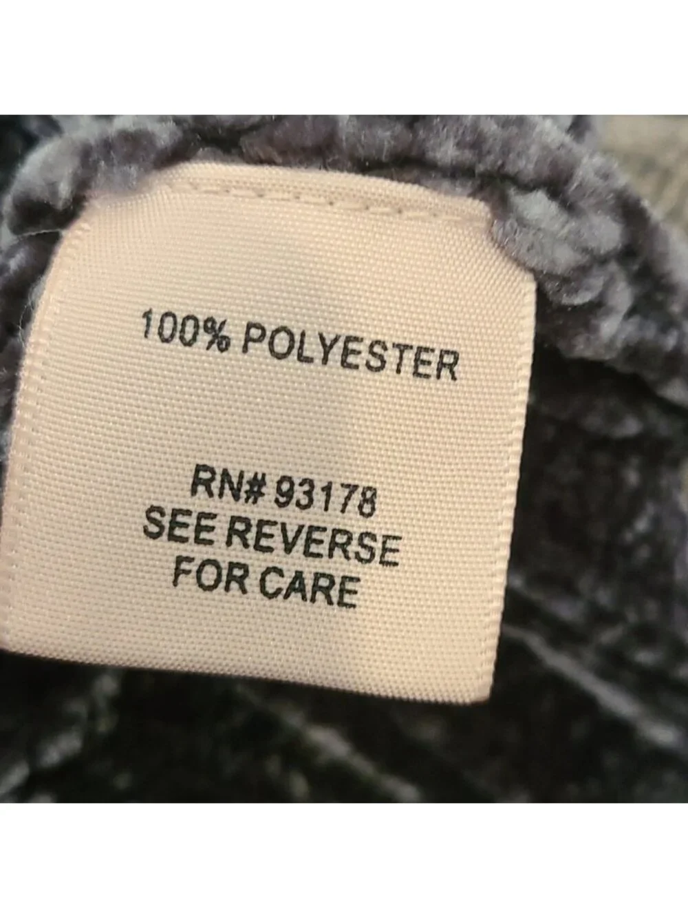 Philosophy grey crushed velour oversized sweater